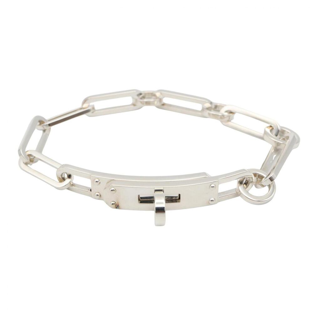 HERMES Silver Charm Bracelet